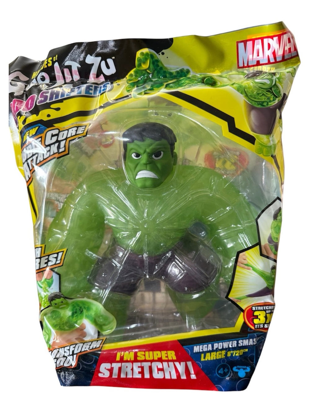 Marvel Green Hulk Stretch Figure - Black Shorts